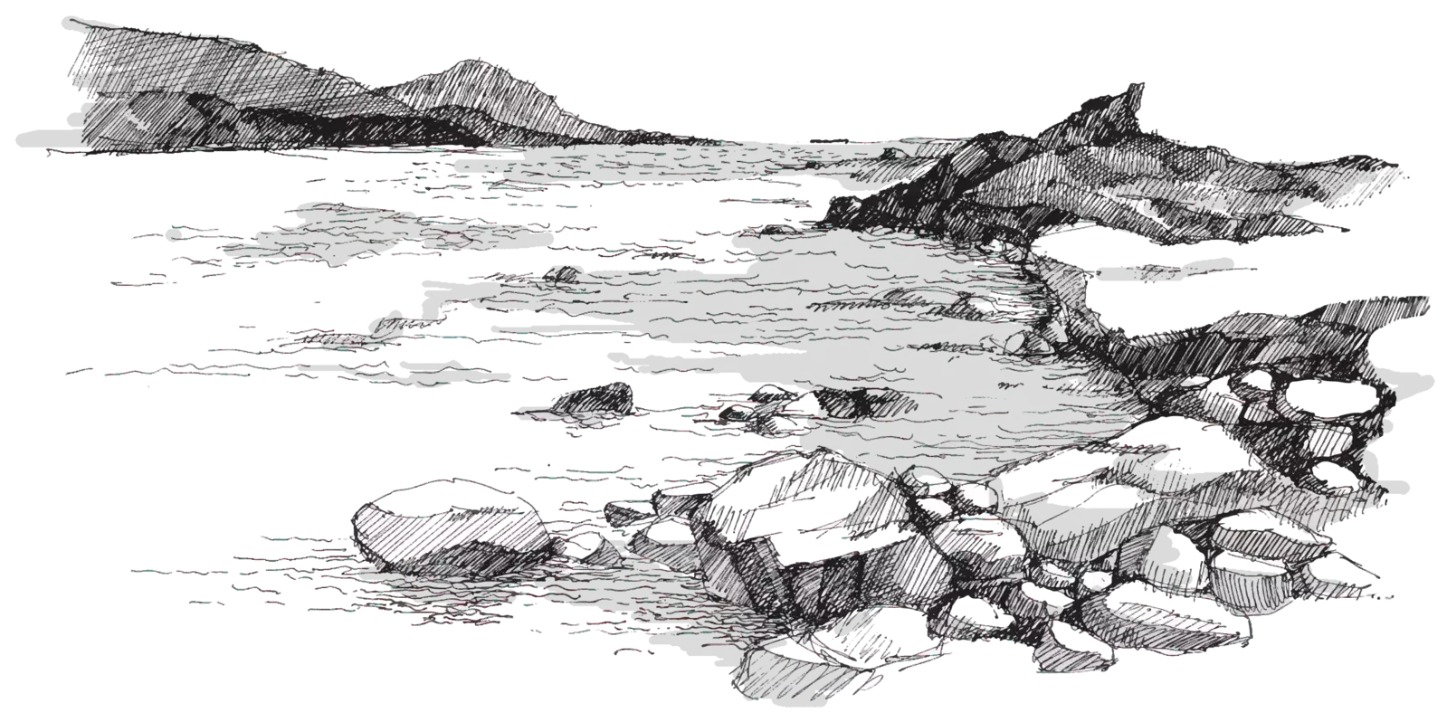 sketch of the Pigeon River