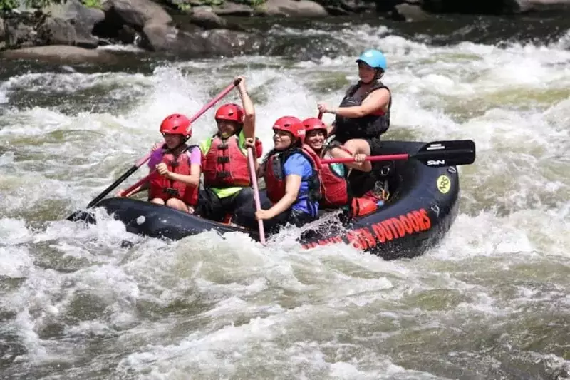 An extreme rafting trip with Smoky Mountain Outdoors.
