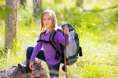 child enjoying Smoky Mountain hiking tours