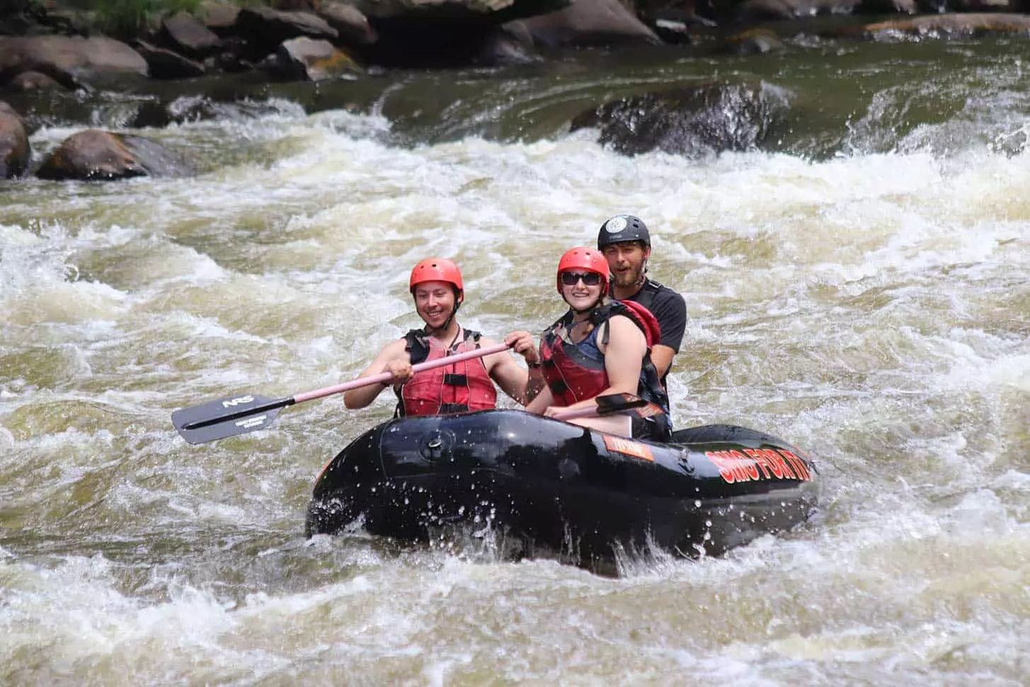 Extreme Upper River Rafting rapids