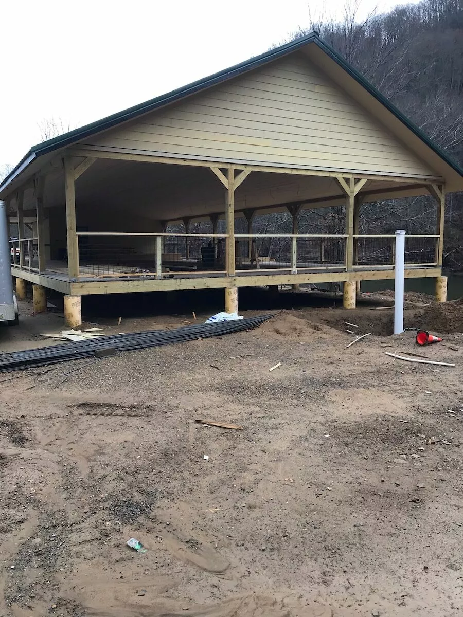 pavilion rebuild