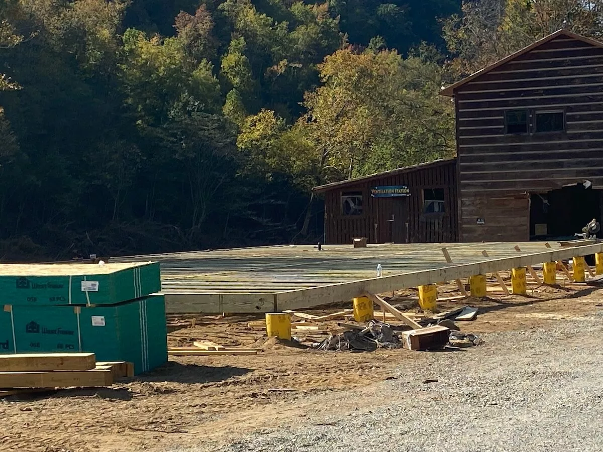 rebuilding pavilion