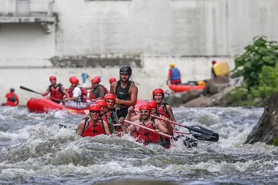 SMO rafting on the Pigeon River near Walters Dam