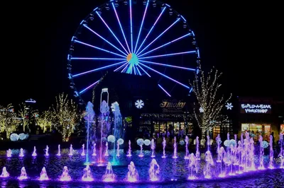 The Island in Pigeon Forge during Winterfest