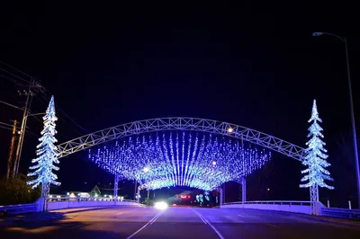 winterfest lights in Pigeon Forge