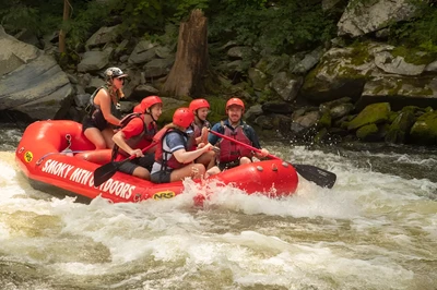 family rafting with SMO