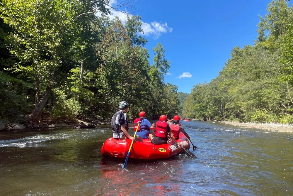 Lower Pigeon River rafting