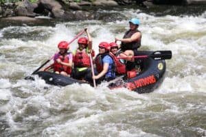 An extreme rafting trip with Smoky Mountain Outdoors.