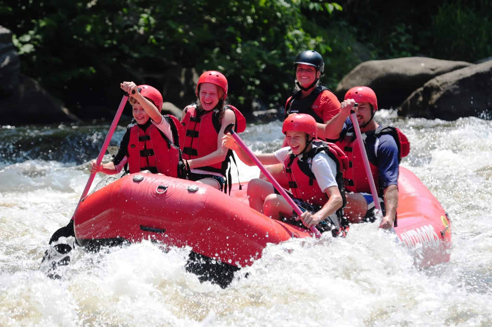 Top 3 Health Benefits of White Water Rafting