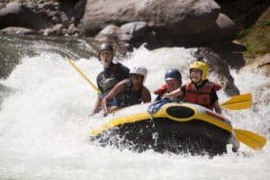 group white water rafting