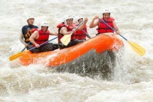 White water rafting