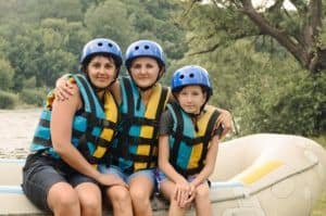 Gatlinburg white water rafting with kids