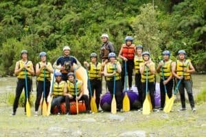 group picture before rafting