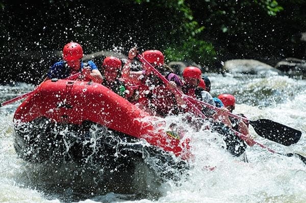 Gatlinburg river rafting trip.