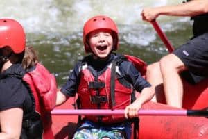 Put a smile on your childs face and raft with Smoky Mountain Outdoors