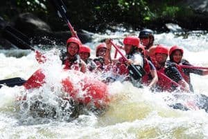 A wet and wild Gatlinburg TN white water rafting adventure.