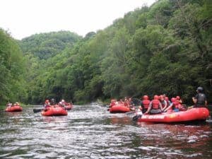 Lower Pigeon River Rafting