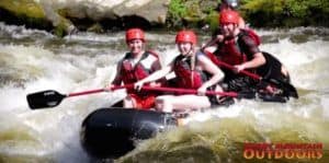 An extreme Gatlinburg TN river rafting trip with Smoky Mountain Outdoors.