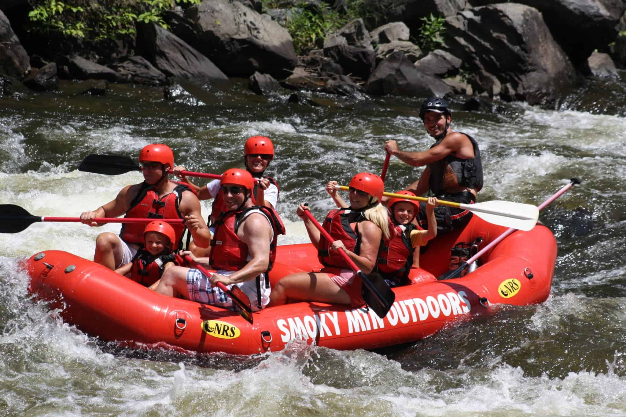 Rafting near Pigeon Forge Tn