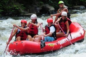 Whitewater rafting in the Smoky Mountains