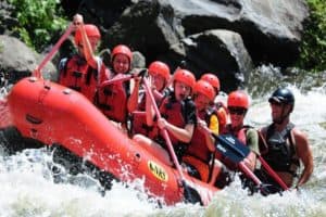 white water rafting