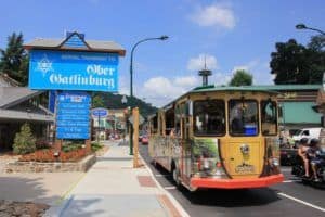 Gatlinburg Trolley at Ober Gatlinburg