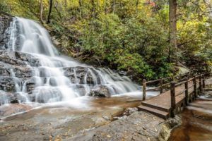 laurel falls popular trail for hiking in the smokies