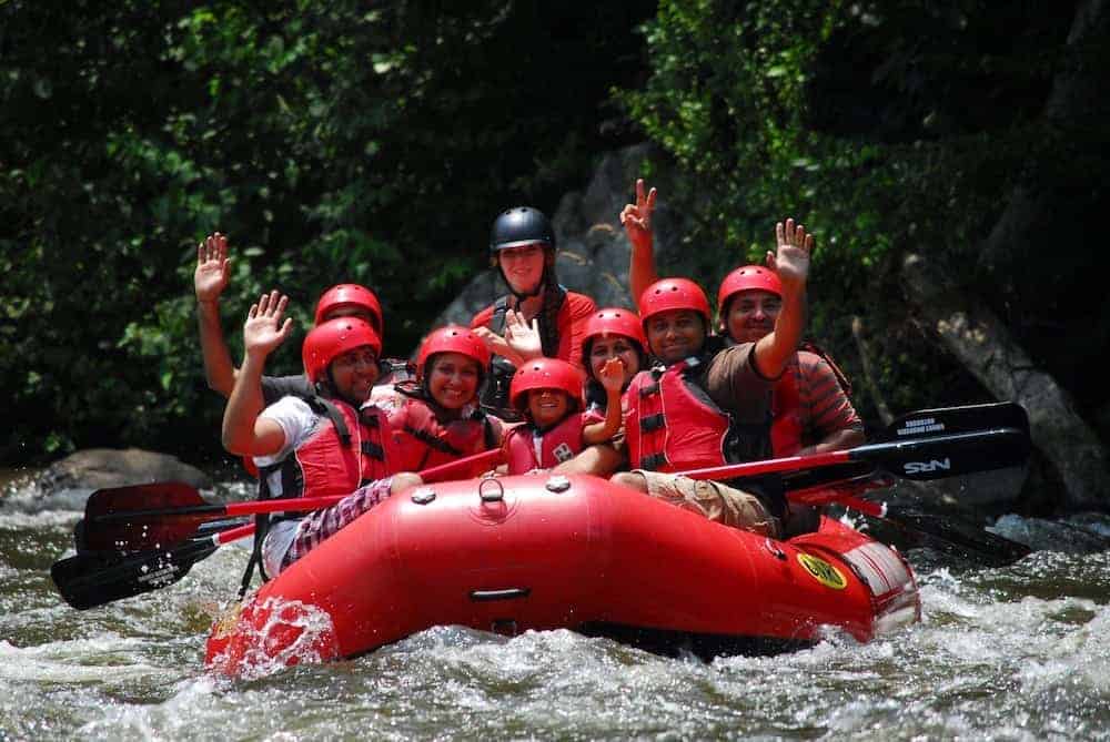 white water rafting