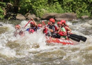 white water rafting