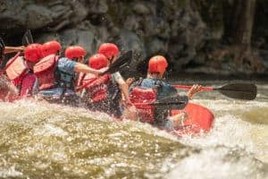 white water rafting