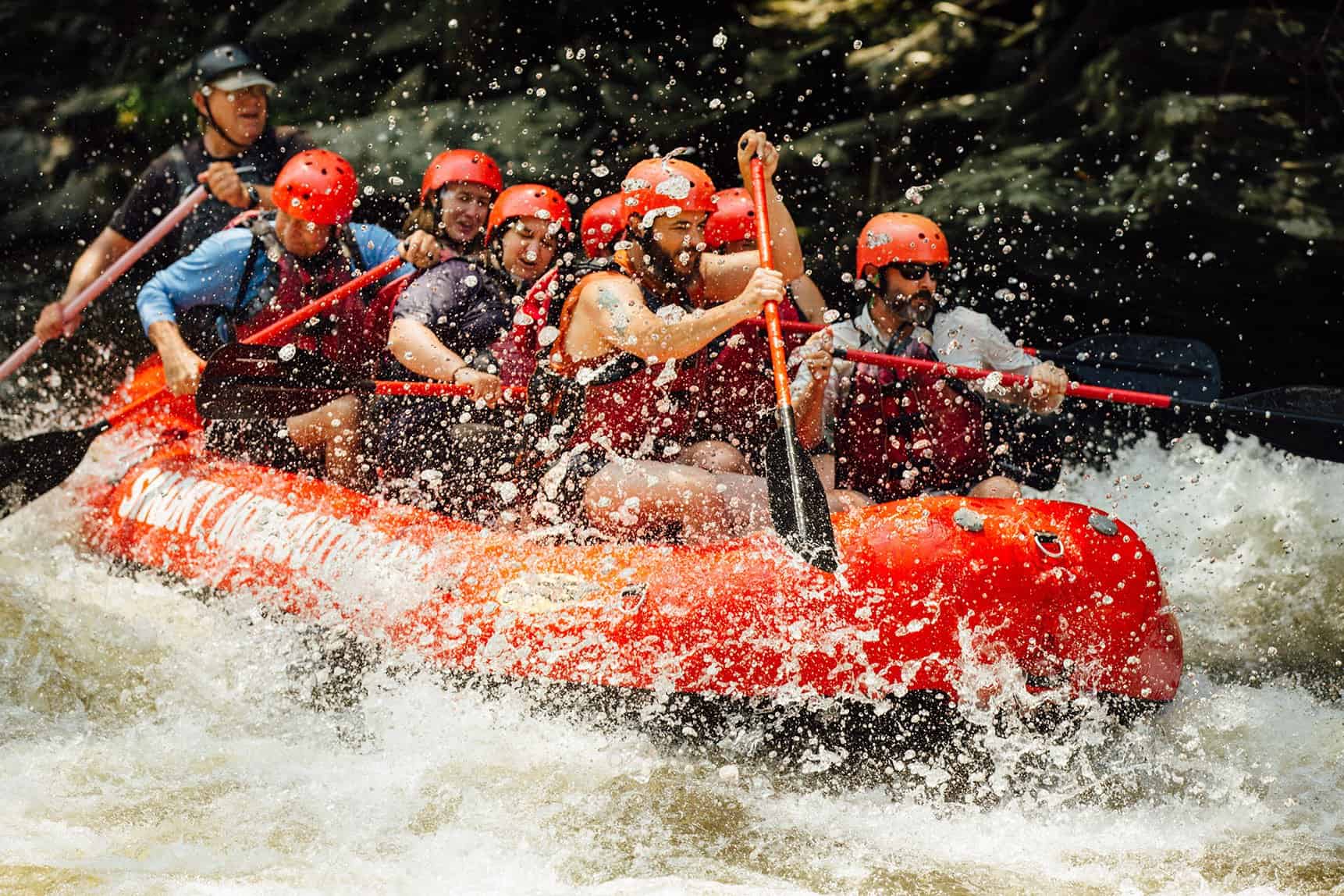 white water rafting