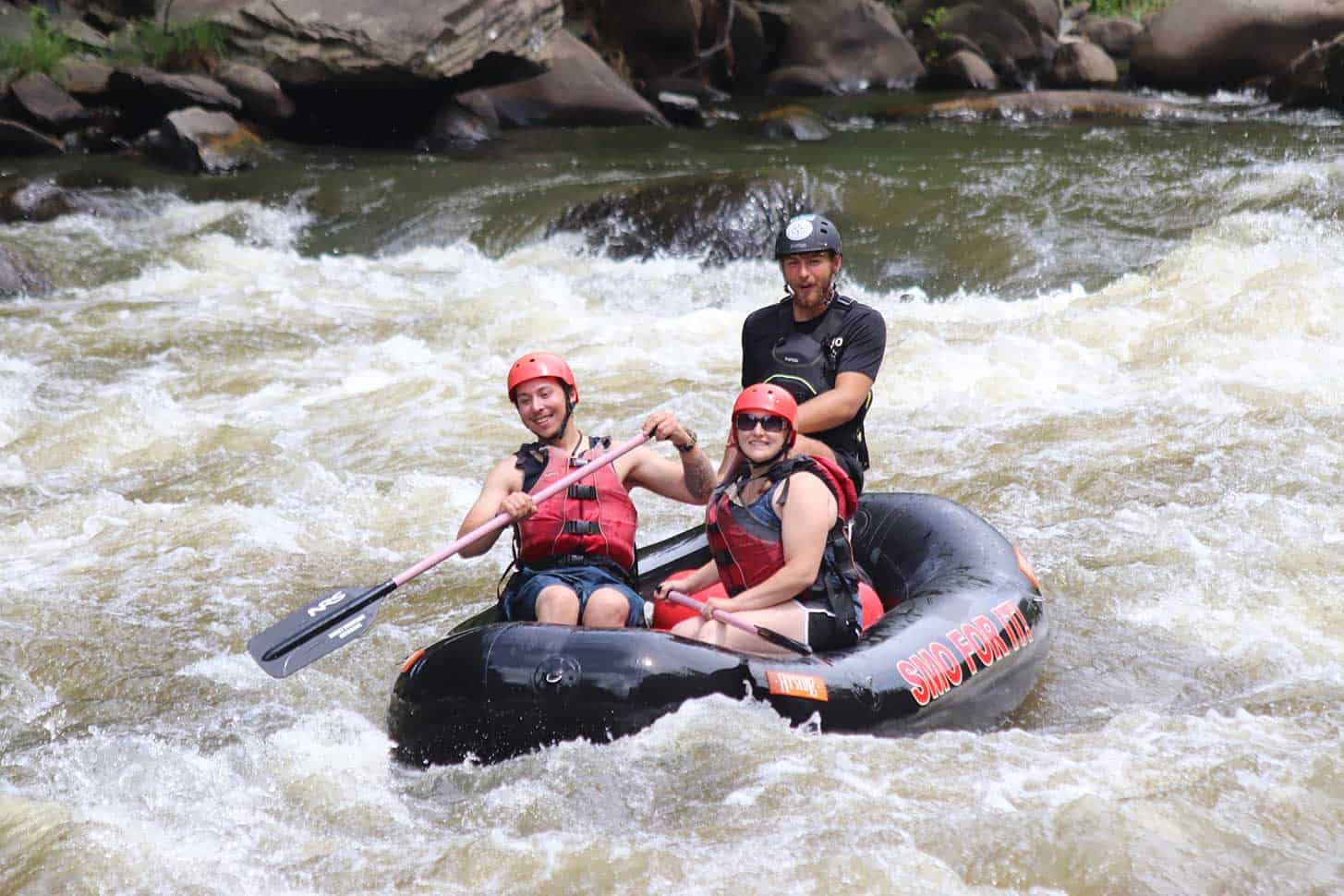 white water rafting in the smoky mountains