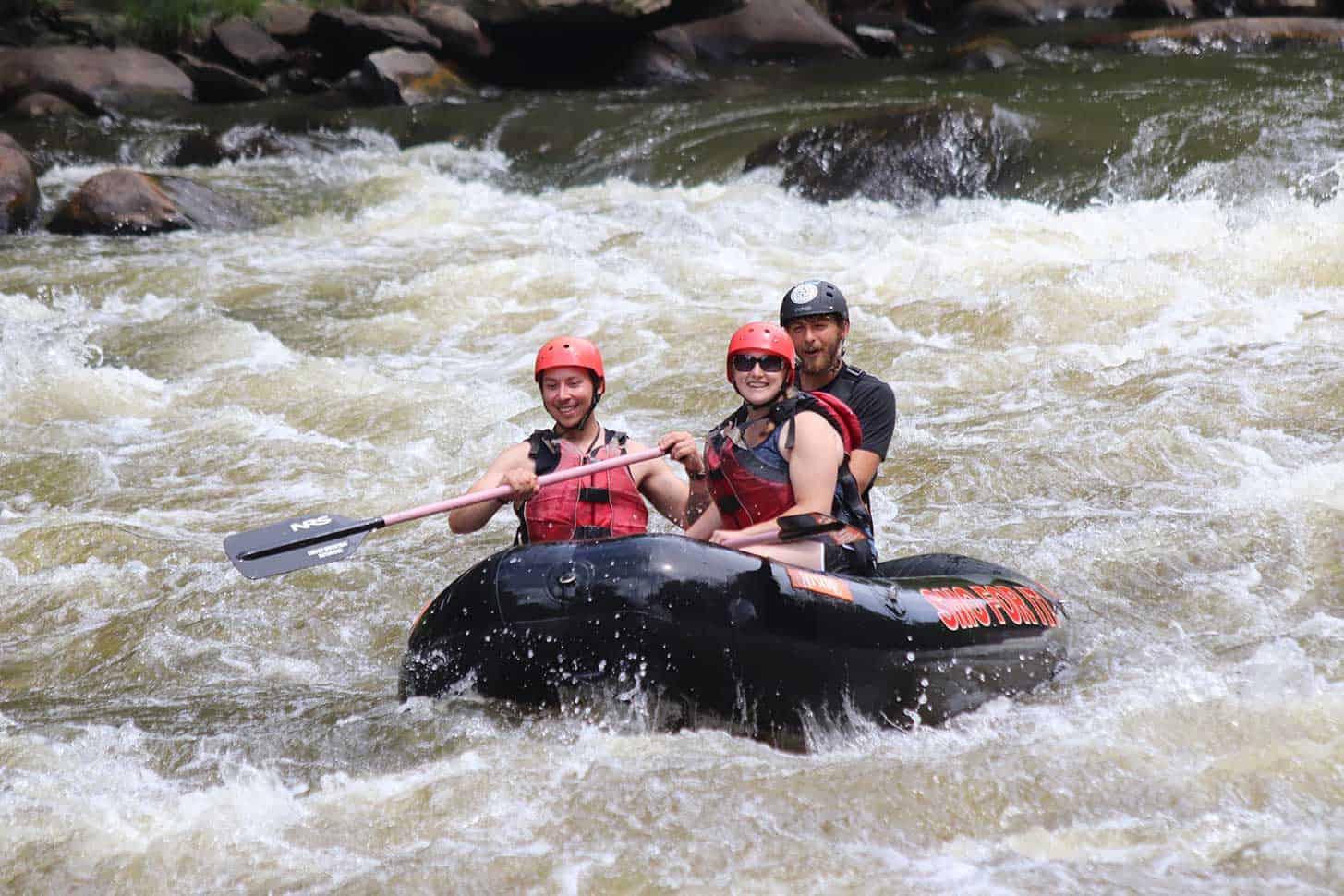 extreme rafting trip