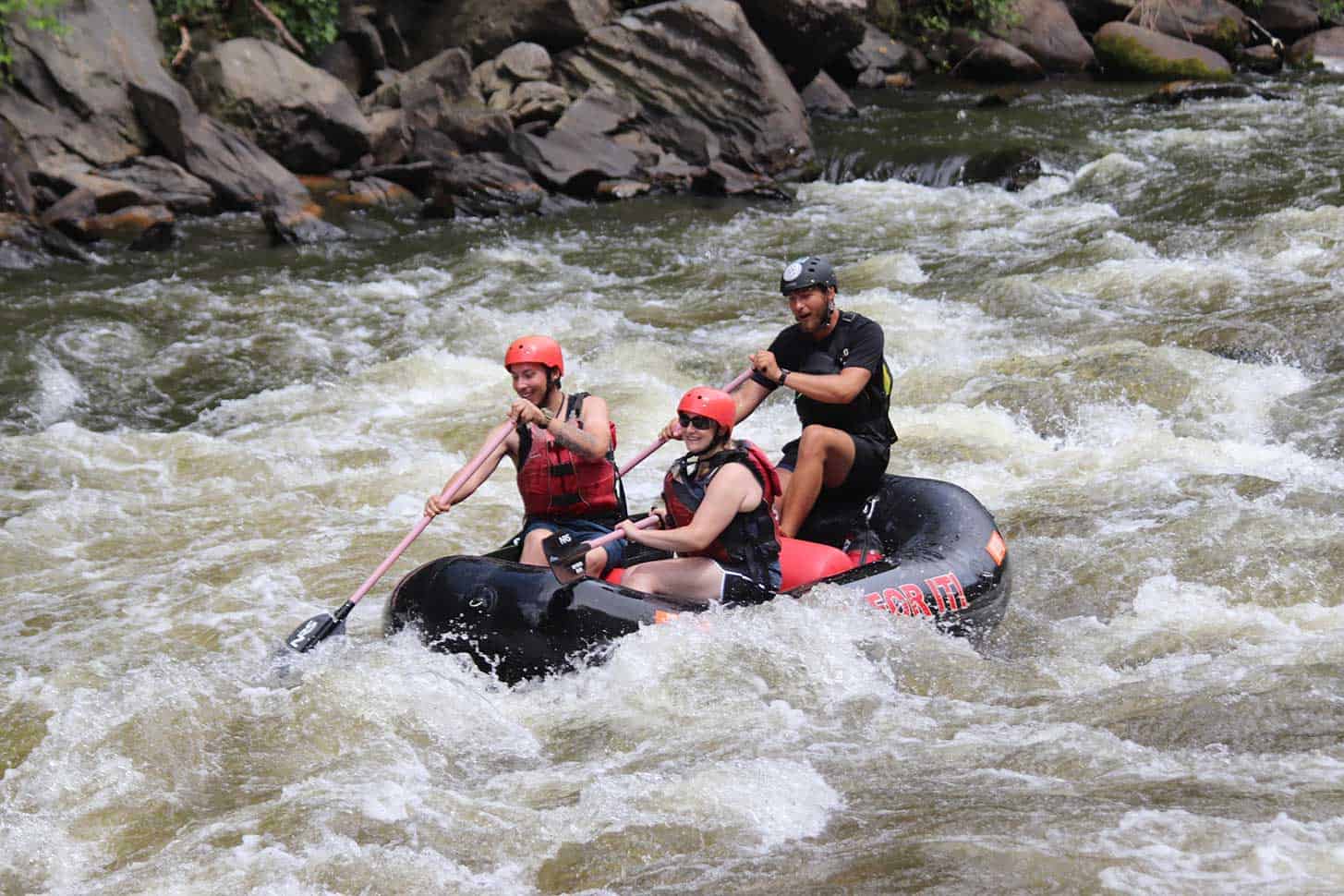 extreme rafting trip