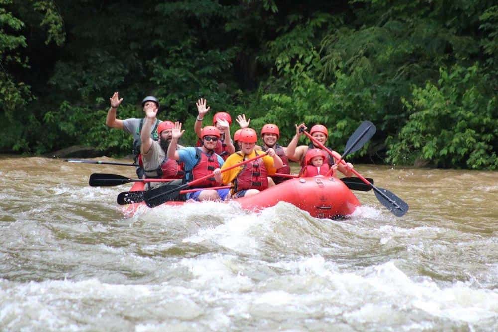 white water rafting in the smoky mountains