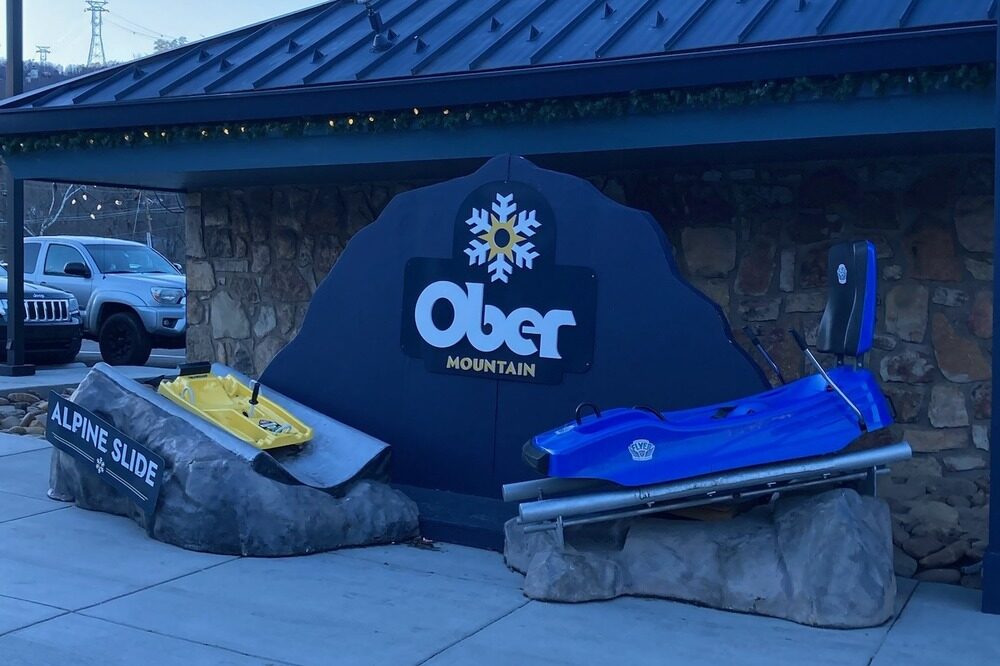 Ober Mountain sign