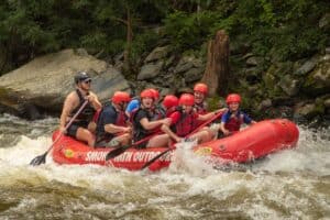 rafting on the Pigeon River