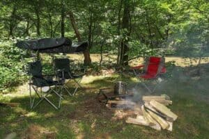 campfire in the Smoky Mountains