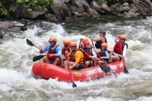 group rafting with Smoky Mountain Outdoors on the Pigeon River