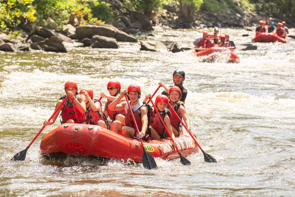 rafting trip in the Smoky Mountains with SMO