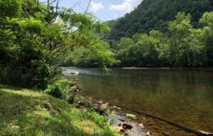 Pigeon River in Hartford Tennessee