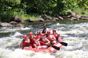 upper river rafting trip